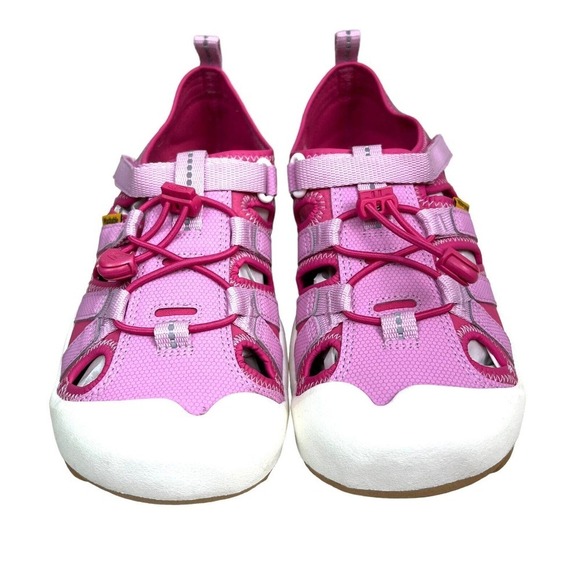 Keen Knotch Creek Sandal Quick Dry Bumper Toe Magenta Lilac Chiffon Girls Size 4 - Picture 4 of 7